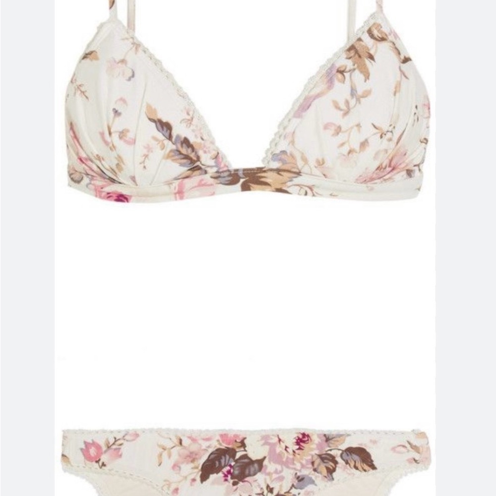 ZIMMERMANN Eden Floral Bikini Set size 1 New!